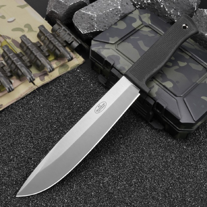 2026 NEW A2 Outdoor Straight Knife LAM VGWOLF Tungsten Blade TPR Handle EDC Tool