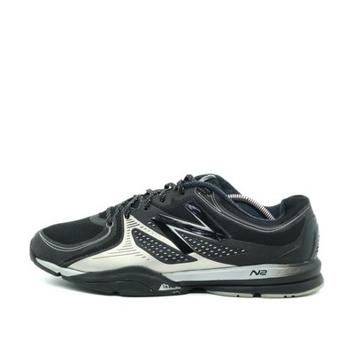 New Balance Herren 1267 sneaker schwarz silber mesh Dämpfung laufschuhe EU 46.5