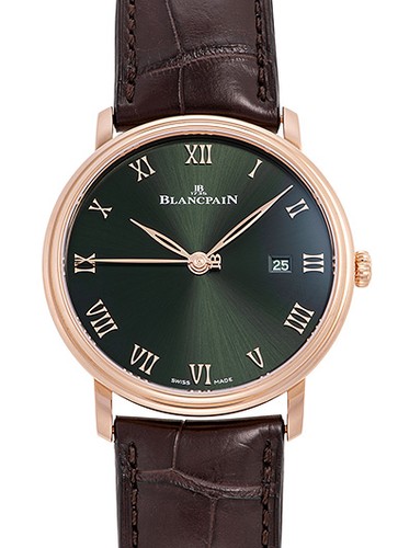 Blancpain Villeret 6651-3653-55B 40 mm Green Dial