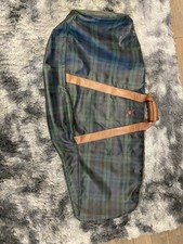 Vintage POLO RALPH LAUREN Classic Green Plaids Golf Clubs And Shoe Bag RARE