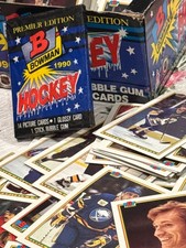 Bowman premiere 1990 hockey cards assorted