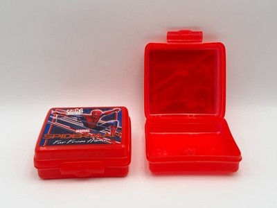Zak Marvel Spider-Man Reusable Sandwich/Snack Box Container BPA Free 2-Pack