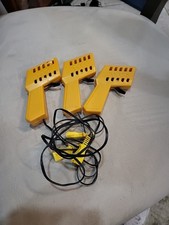3 Tyco HO Slot Car Controllers Yellow READ