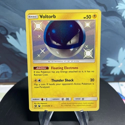 Pokemon Voltorb SV13/SV94 Hidden Fates: Shiny Vault Holo NM