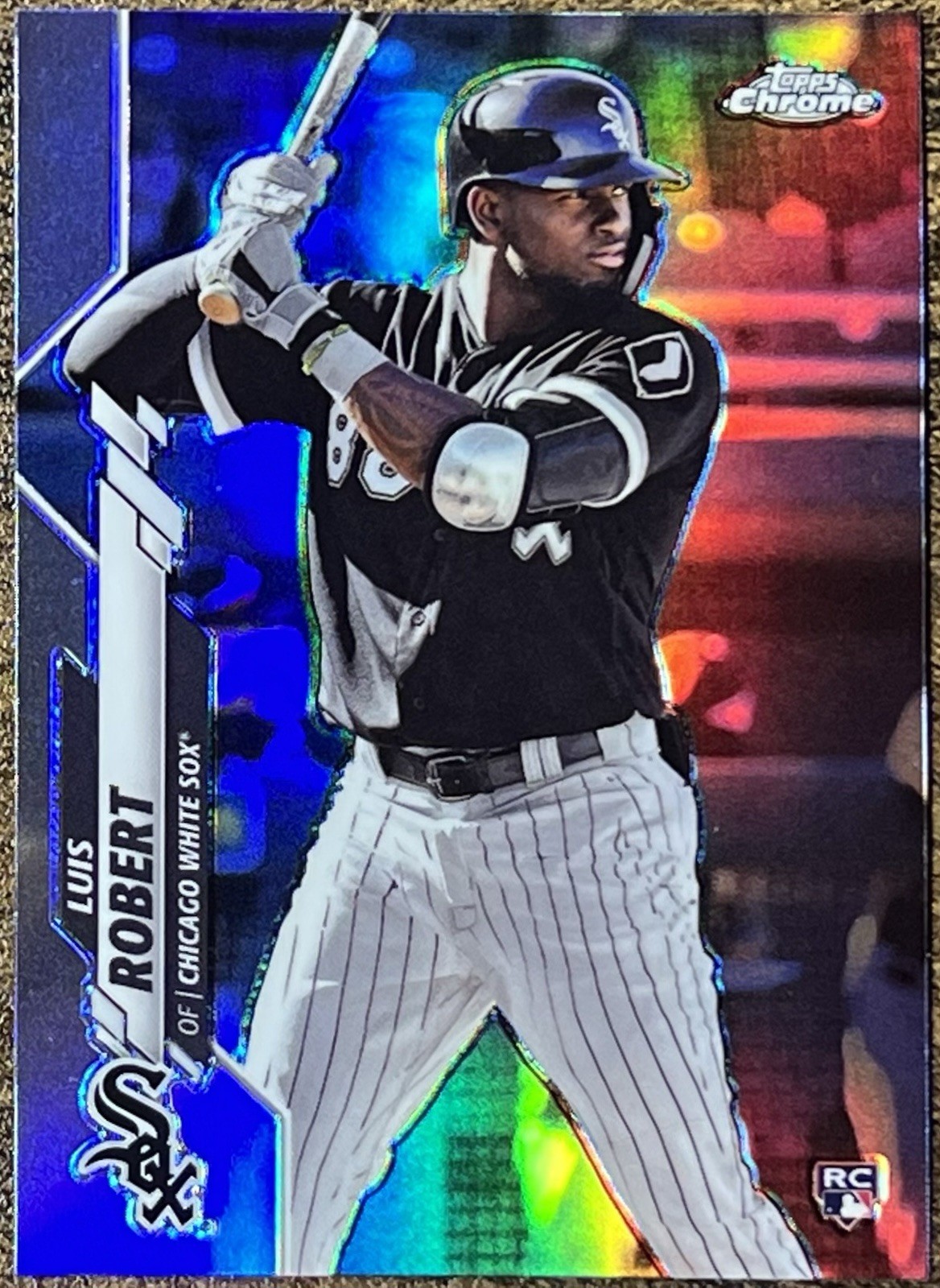 Luis Robert 2020 Topps Chrome Refractor Rookie #60 Chicago White Sox