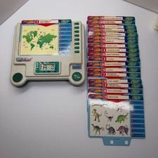Vtech World Wizard Traveller Vintage 1992 Electronic Learning Toy with 19 Cards
