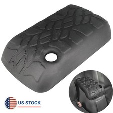 For 1997-2006 Jeep Wrangler Tj Center Console Armrest Cover Pad Black Tire Tread For 1997-2006 Jeep Wrangler Tj Center Console Armrest Cover Pad Black Tire Tread