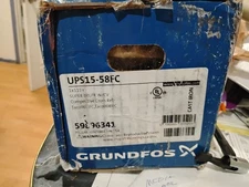Grundfos UPS15-58F/FR 3-Spd Circulator Pump,IFC 59896343