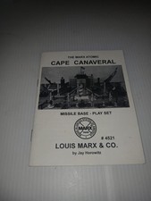 MARX Atomic CAPE CANAVERAL PLAYSET LITTLE BOOKLET