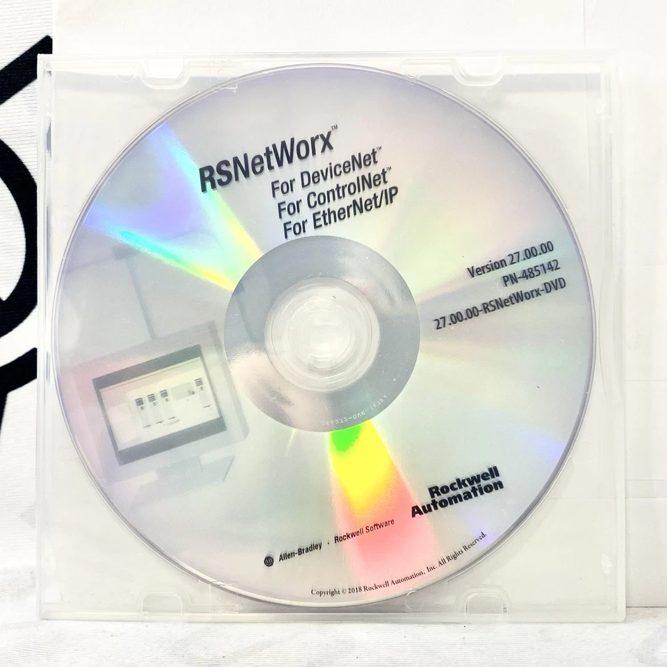 Rockwell Automation 9357DNETL3D RSNetWorx para Devicenet 27.00.00 PN-485142 - Imagem 3 de 3