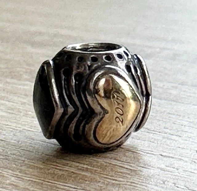 潘多拉纯银 14K 黄金 2011 限量版午夜之心 790591EN16 — 第 4/4 张图片