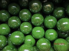 BULK LOT 1 POUND 9/16 INCH MARBLES GREEN COLOR MEGA MARBLES