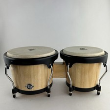LP Aspire Latin Bongo Drums Natural Wood 2 Pe...