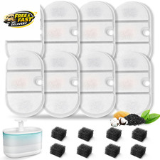 16 Packs Replacement Cat Water Fountain Filters Compatible with PETLIBRO Capsule