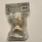 Dolls & Porcelain Mrs. Santa Head 3 3/4in Blue Eyes White Wavy Hair 173-44 — photo 3