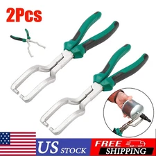 2Pc Fuel Line Pliers Petrol Clip Pipe Hose Release Disconnect Quick Removal Tool
