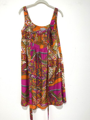 NWOT ALICE & TRIXIE MULTICOLOR 100% SILK DRESS TUNIC L
