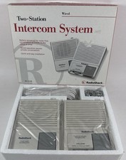 RadioShack Wired Two-Station Intercom System 43-222B - New