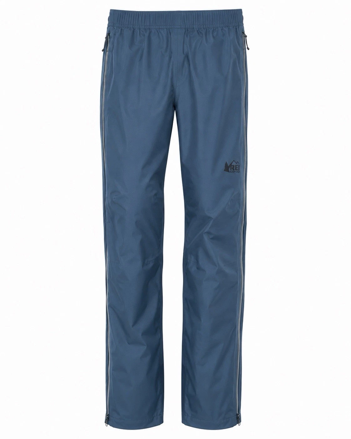 LN REI Co-op HydroWall 2.5L Rain Pants Waterproof Full Side Zip Outdoor S PET