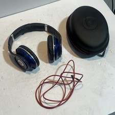 Beats Studio 1st Generation Wired Headphones with Case Blue by Dr. Dre