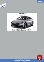 Ebook VW Arteon (17 ➤) Reparaturanleitung Motor 1,5 Liter Benziner 110 Kw
