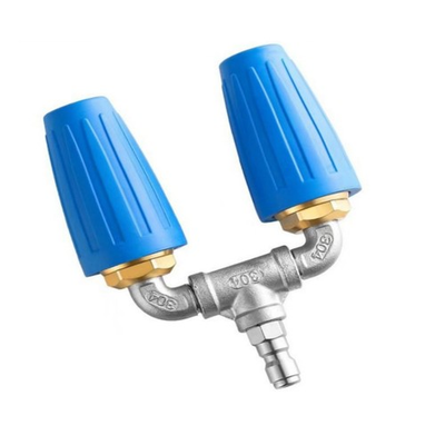 #ad Durable 360° Rotating Pressure Washer Dual Turbo Nozzle 1 4quot; Connector New $24.69