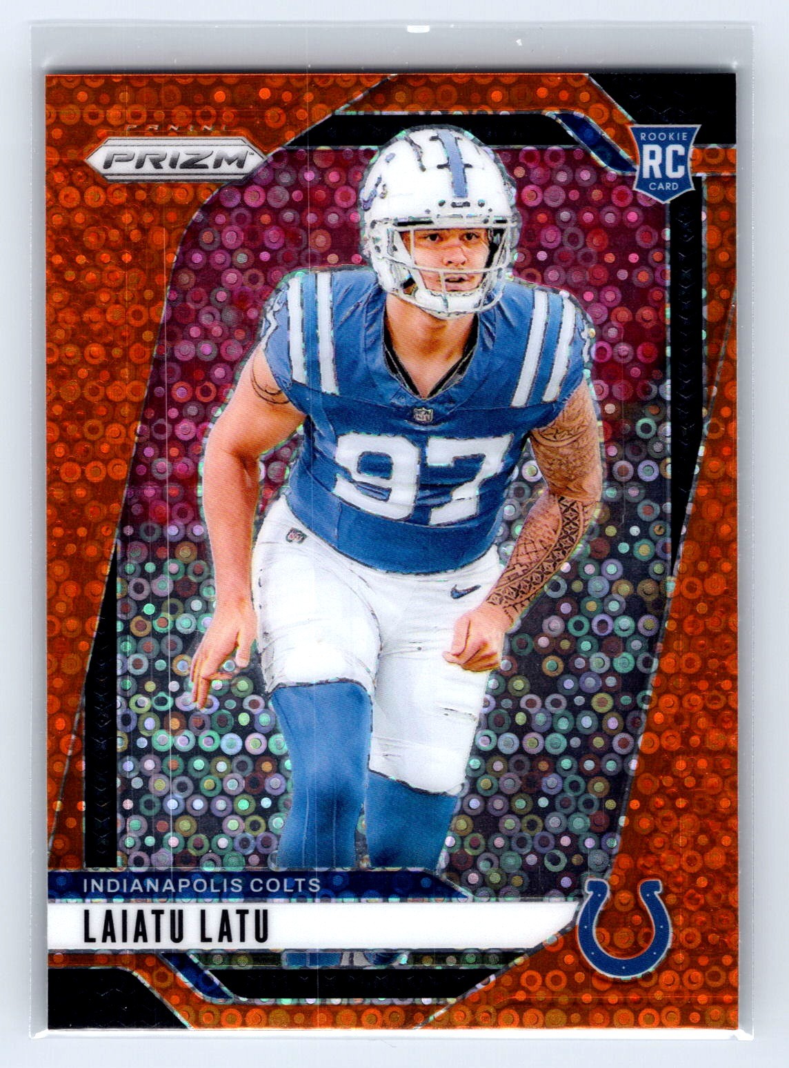 2024 Panini Prizm #366 Laiatu Latu Disco Indianapolis Colts Rookie