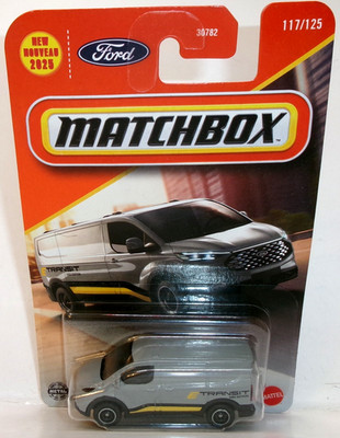 2025 MATCHBOX 1:64 MBX CITY 117/125 GRAY 2023 FORD E-TRANSIT