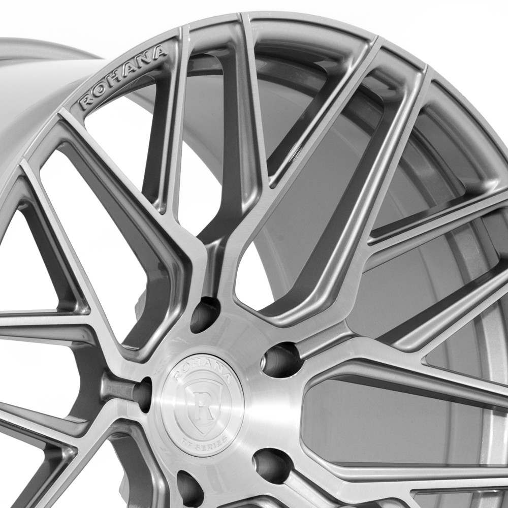 20" ROHANA RFX10 TITANIUM FORGED CONCAVE WHEELS RIMS FITS AUDI R8