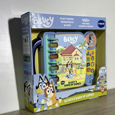 NEW VTech Bluey's Book of Games: Interactive Learning & Play for Kids 3-6