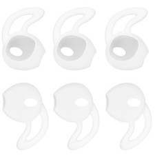 6 PCS/3Set Wireless Headset Silicone Cover Headphone Ear Covers Anti Lost Hooks