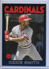 Ozzie Smith 2021 Topps Update 1986 35th Anniversary Blue Parallel #86B-35