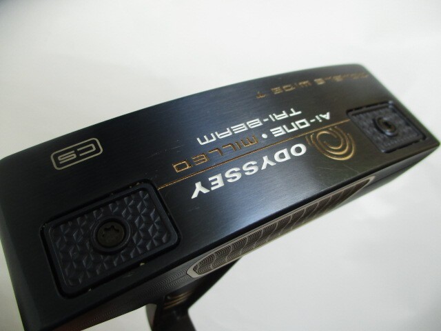 Odyssey 34   Ai ONE MILLED TRI BEAM DOUBLE WIDE T CS Putter