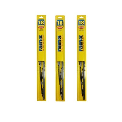 SET-RX30118-3 Rain-X Windshield Wiper Blades Set of 3 for VW Chevy 280 Framed
