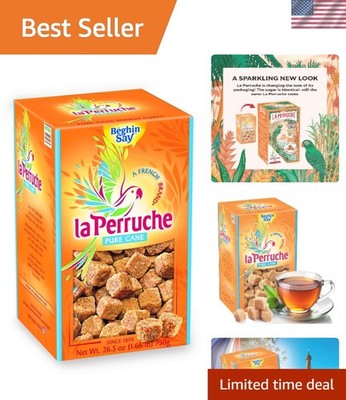 Eco-Friendly 100% Pure Brown Sugar Cubes - 26.5 oz | A Sweet Treat for All Ages