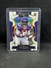 2025 Panini Select Tai Felton White Prizm #64 /35 Concourse
