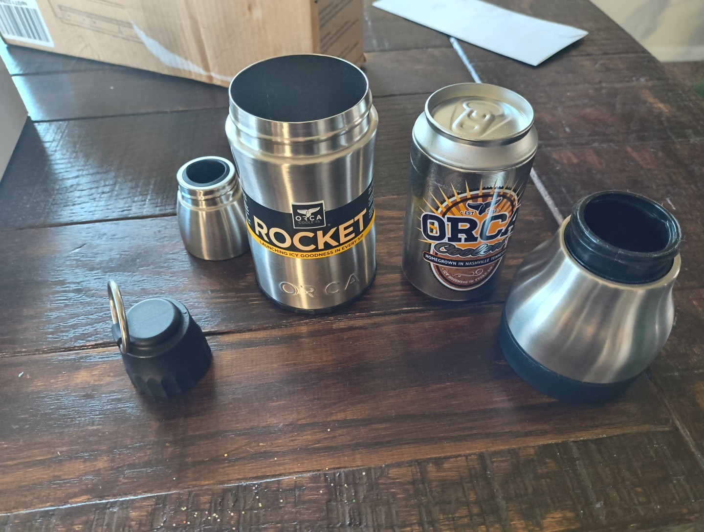 Orca Copper Clad Dual Insulation 12oz. Bottle Or Can Rocket Concert Cooler