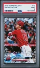 2018 TOPPS HOLIDAY - SHOHEI OHTANI #17 (RC) - PSA 9