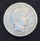 1899 P Barber Dime Silver Circulated United States Coin