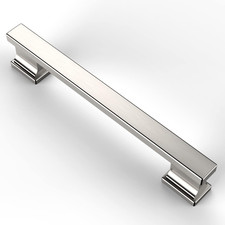 10 Pack 5" Brushed Satin Nickel Cabinet Handles for Kitchen  Cupboard Pulls