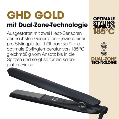 ghd Gold Styler Schwarz – Glätteisen (26mm Platten) mit Dual‑Zone Technologie - Bild 4 von 8