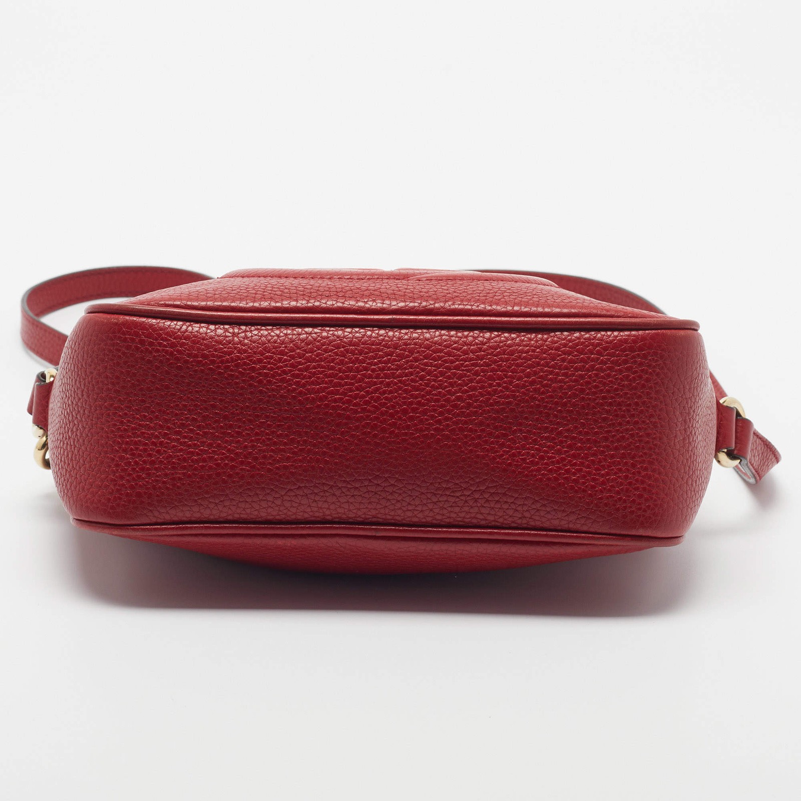 Gucci Soho Disco Red Leather Camera Crossbody Bag image 6