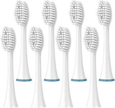 8-Pack Replacement Electric Toothbrush Heads Compatible with Dazzlepro  More New