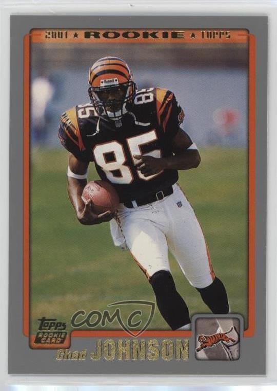 2001 Topps Chad Johnson #340 g6p