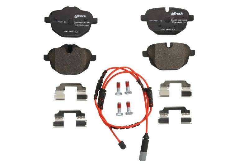 Plaquettes de frein BRECK pour BMW Série 5 F10 3.0 l'essentiel pour votre freinage à disque avant