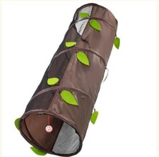 Cat Tunnel Collapsible Cardboard Scratch Box, 18x13x5 Inches, for All Breed Cats