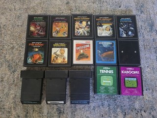 Atari 2600 Activision Game Cartridge Lot Mixed Title Untested Warlords Asteroids