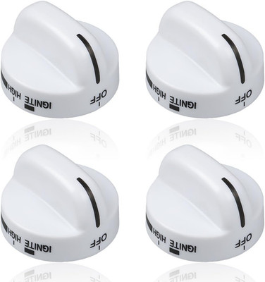 Range Burner Knob White 8273104, Gas Stove Knob Replacement Part Fit for Whirlpo