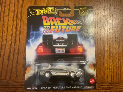  Hot Wheels Premium Back To The Future Time Machine Real Riders 
