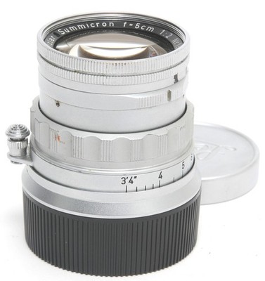 @ Leitz Leica M Rigid Summicron 2/5cm lens chrome